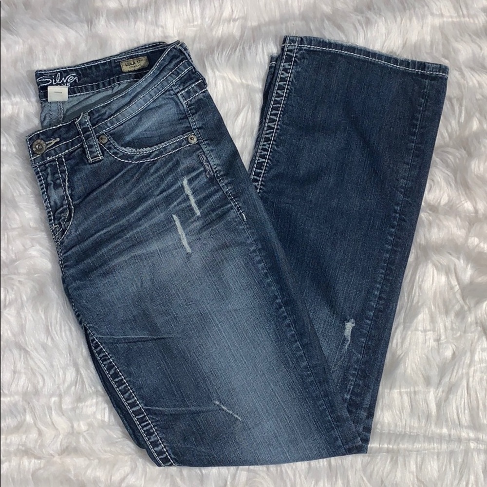Silver jeans